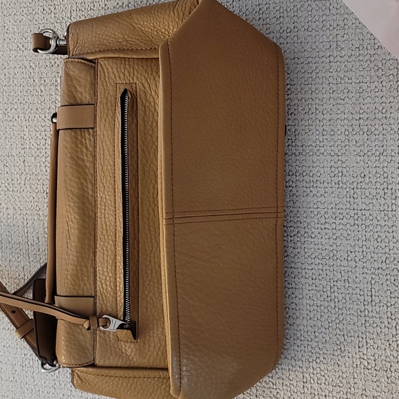 Coach Tan Leather Crossbody Bag - Picture 7 of 9